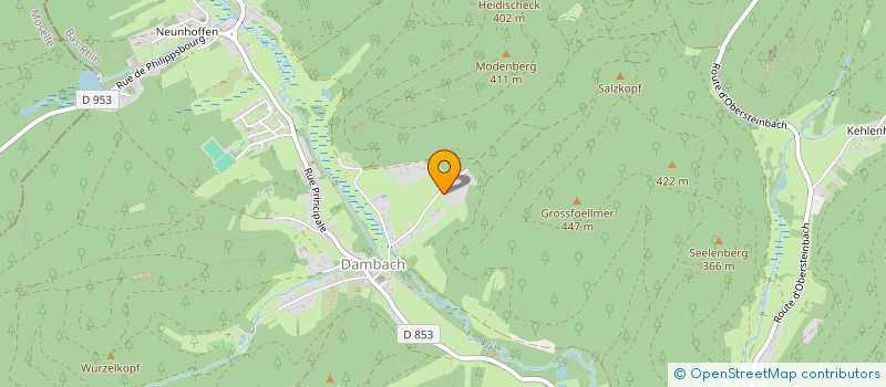 localisation de l'entreprise MONSIEUR REMY BOURG  DAMBACH