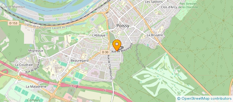 localisation de l'entreprise MONSIEUR REMY BRACHET à POISSY