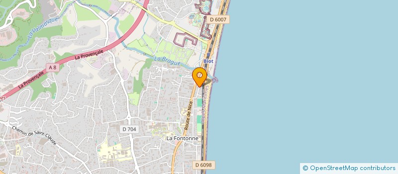 localisation de l'entreprise MONSIEUR REMY BRETON RODRIGUEZ à ANTIBES