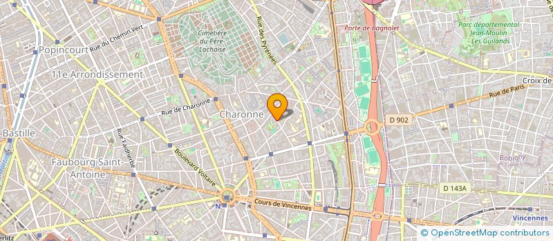 localisation de l'entreprise MONSIEUR REMY BROUANT  PARIS