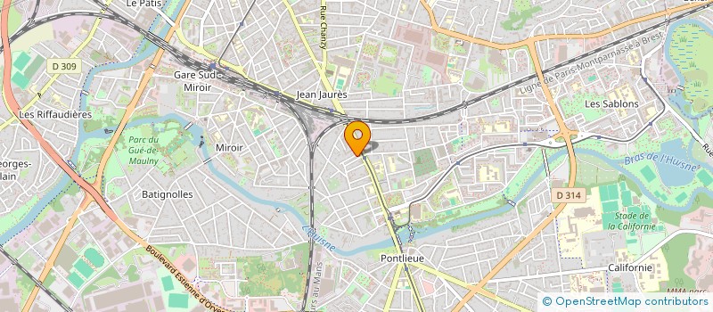 localisation de l'entreprise MONSIEUR REMY BRULEFER  LE MANS