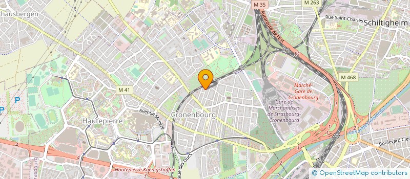 localisation de l'entreprise MONSIEUR REMY BRUNNER à STRASBOURG