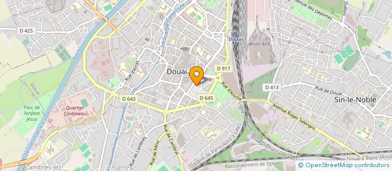 localisation de l'entreprise MONSIEUR REMY BUCLIN à DOUAI