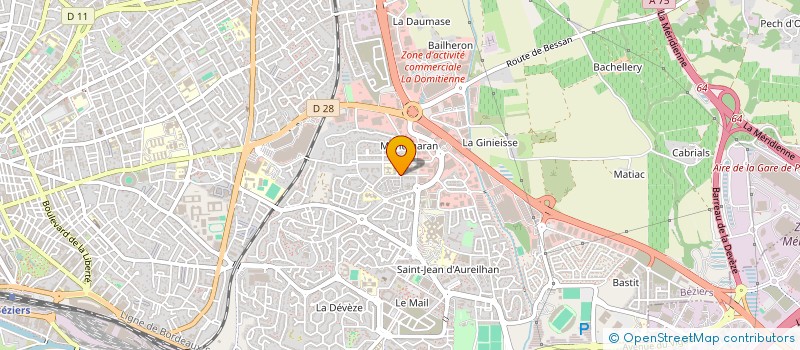 localisation de l'entreprise MONSIEUR REMY BURGKAM  BEZIERS