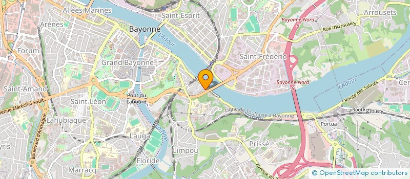 localisation de l'entreprise MONSIEUR REMY CACHENAUT  BAYONNE