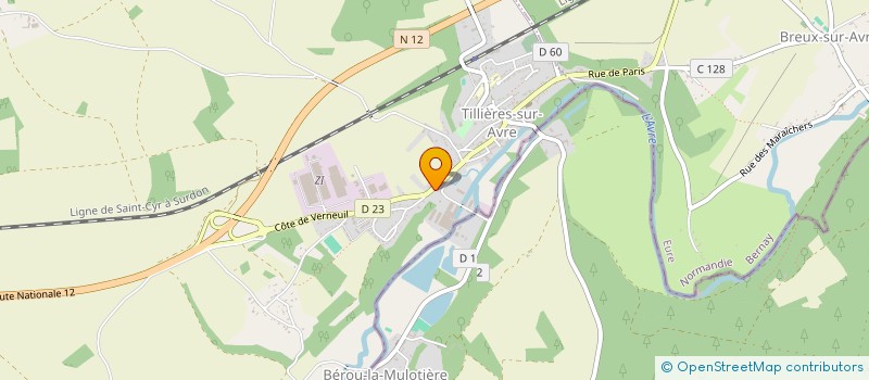 localisation de l'entreprise MONSIEUR REMY CAILLAVET à TILLIERES-SUR-AVRE