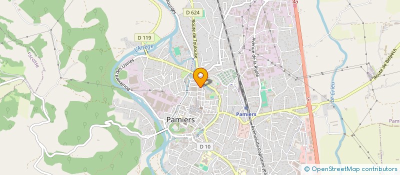 localisation de l'entreprise MONSIEUR REMY CALMELS à PAMIERS