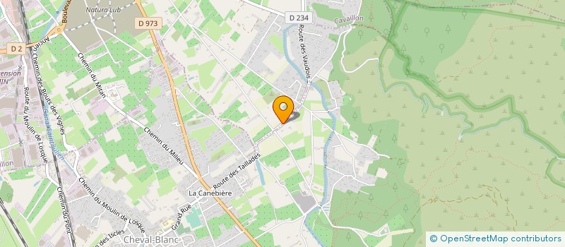 localisation de l'entreprise MONSIEUR REMY CALVIERE  CHEVAL-BLANC