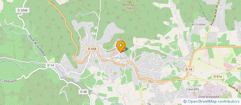 localisation de l'entreprise MONSIEUR REMY CANUEL  GRIMAUD