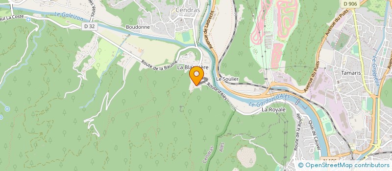 localisation de l'entreprise MONSIEUR REMY CAPELIER  CENDRAS