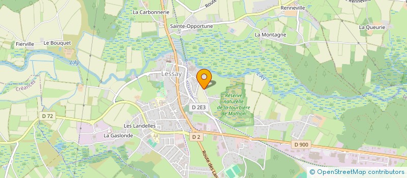 localisation de l'entreprise MONSIEUR REMY CARBONNEL à LESSAY