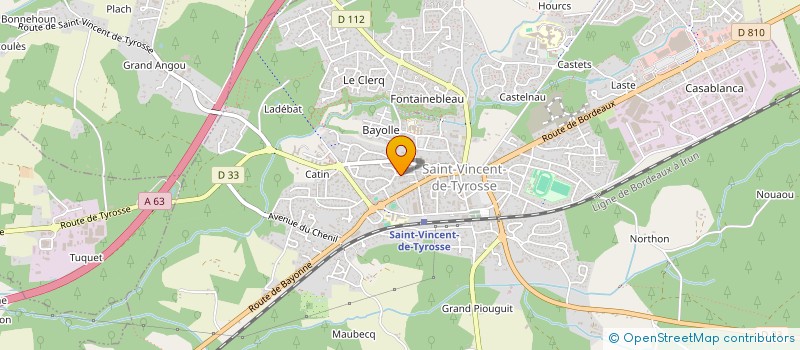 localisation de l'entreprise MONSIEUR REMY CASA à SAINT-VINCENT-DE-TYROSSE