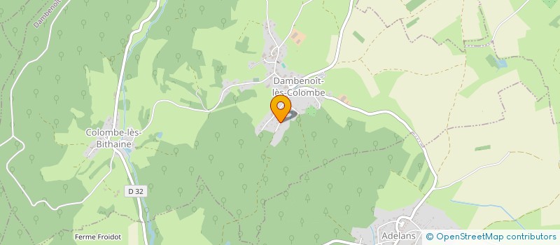 localisation de l'entreprise MONSIEUR REMY CASSET  DAMBENOIT-LES-COLOMBE