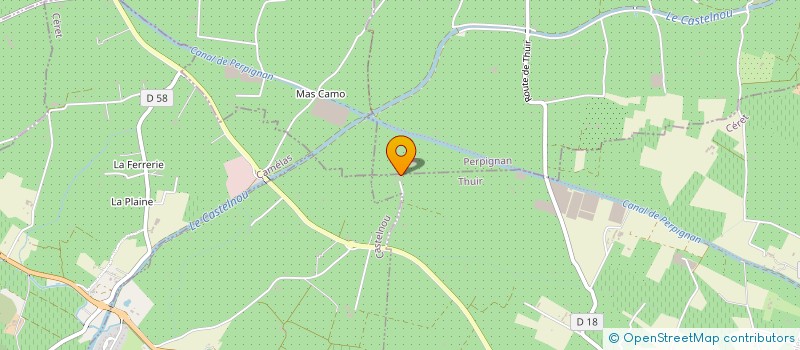 localisation de l'entreprise MONSIEUR REMY CASTANY  TROUILLAS