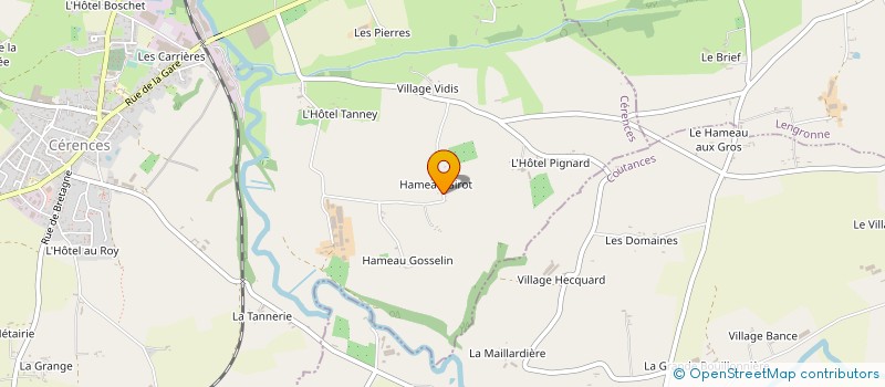 localisation de l'entreprise MONSIEUR REMY CASTEL à CERENCES