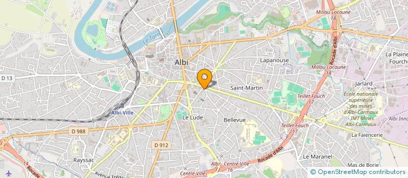 localisation de l'entreprise MONSIEUR REMY CASTILLE à ALBI