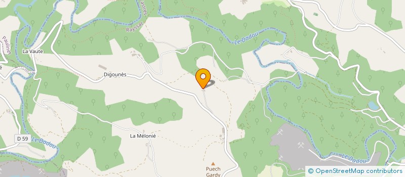 localisation de l'entreprise MONSIEUR REMY CAVAILLES à RAYSSAC