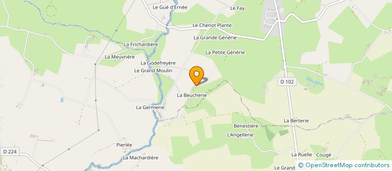 localisation de l'entreprise MONSIEUR REMY CERISIER à CARELLES