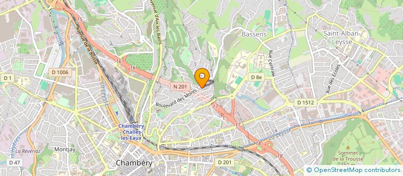 localisation de l'entreprise MONSIEUR REMY CETRE à CHAMBERY