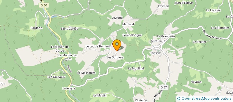 localisation de l'entreprise MONSIEUR REMY CHAMPION à BESSE