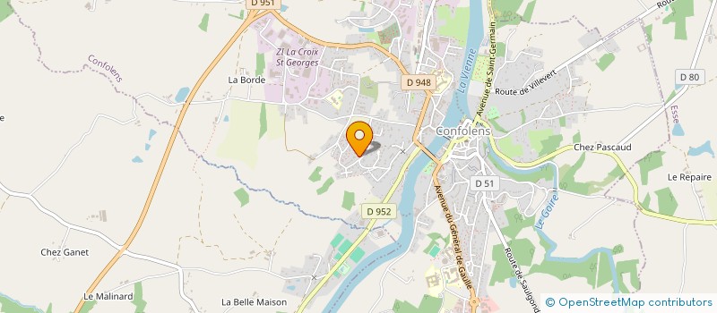 localisation de l'entreprise MONSIEUR REMY CHARLES à LESSAC