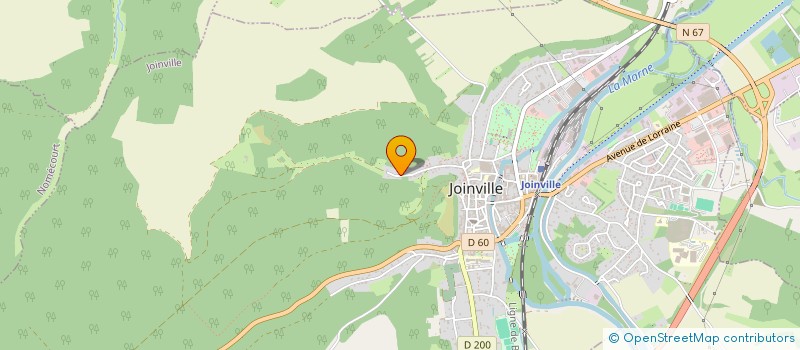 localisation de l'entreprise MONSIEUR REMY CHARRIERE à JOINVILLE