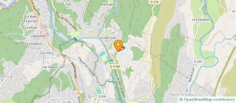 localisation de l'entreprise MONSIEUR REMY CHAUSSINAND  FABRAS