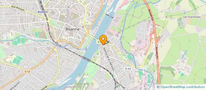 localisation de l'entreprise MONSIEUR REMY CHAVEROT  LE COTEAU