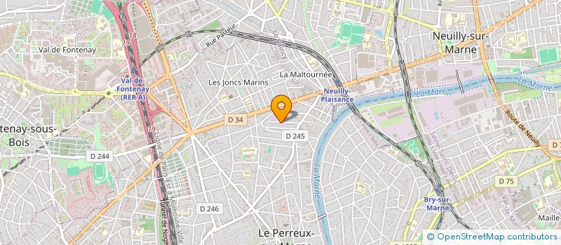 localisation de l'entreprise MONSIEUR REMY CHOFFARDET BOISIN  LE PERREUX-SUR-MARNE