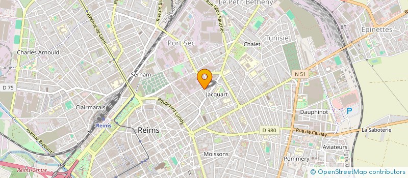 localisation de l'entreprise MONSIEUR REMY CLUBA  REIMS