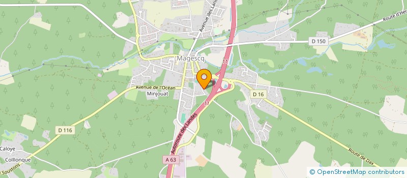 localisation de l'entreprise MONSIEUR REMY COLIN  MAGESCQ