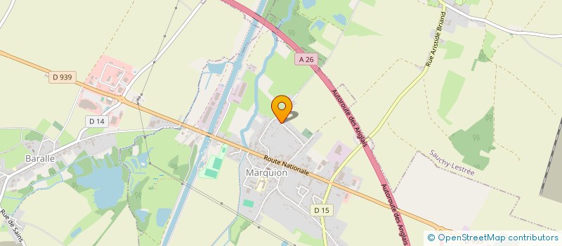 localisation de l'entreprise MONSIEUR REMY COQUELLE  MARQUION