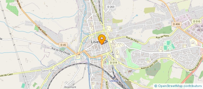 localisation de l'entreprise MONSIEUR REMY CORBIN à LISIEUX