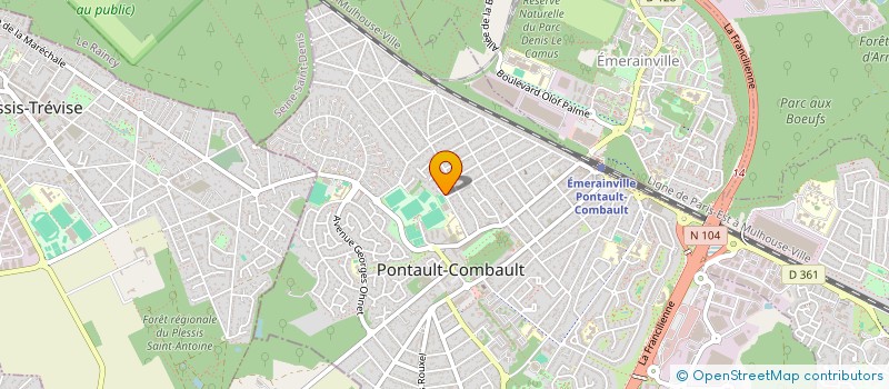 localisation de l'entreprise MONSIEUR REMY COUPPE  LESIGNY