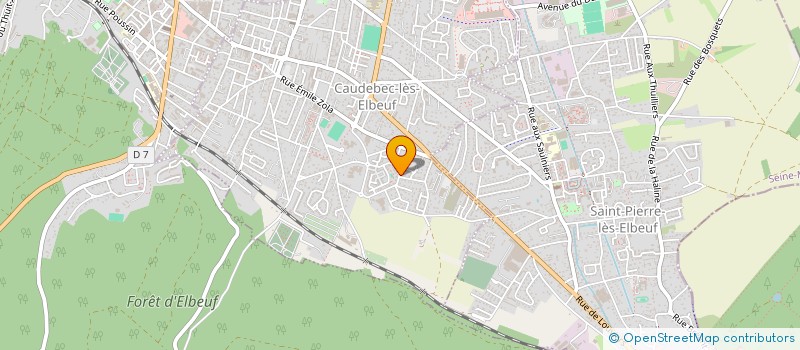 localisation de l'entreprise MONSIEUR REMY COURANT  CAUDEBEC-LES-ELBEUF