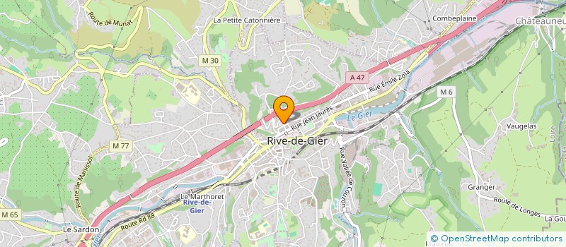 localisation de l'entreprise MONSIEUR REMY CREPET à RIVE-DE-GIER
