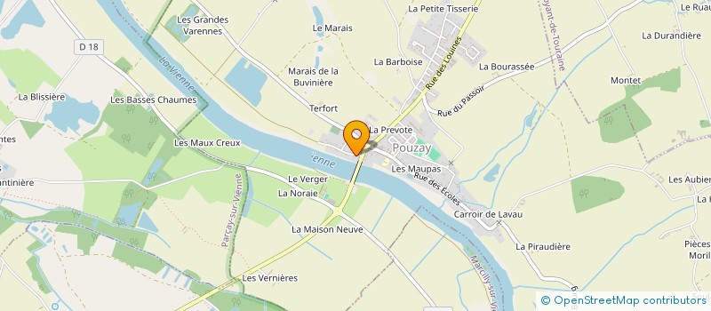 localisation de l'entreprise MONSIEUR REMY CROSAS à POUZAY