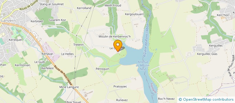 localisation de l'entreprise MONSIEUR REMY DANIEL  PLONEOUR-LANVERN