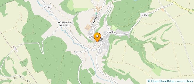 localisation de l'entreprise MONSIEUR REMY DARBOIS  FROLOIS