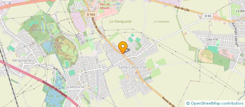 localisation de l'entreprise MONSIEUR REMY DARRAS  SAILLY-LABOURSE