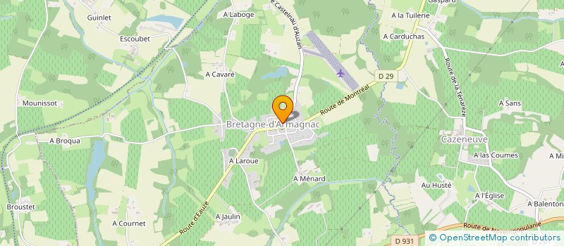 localisation de l'entreprise MONSIEUR REMY DAUBAS à BRETAGNE D'ARMAGNAC