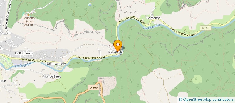 localisation de l'entreprise MONSIEUR REMY DAUTHERIVES à MILLAU