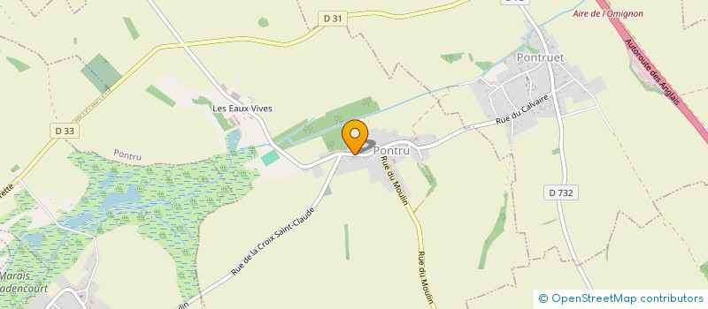 localisation de l'entreprise MONSIEUR REMY DAUTREMAY  PONTRU