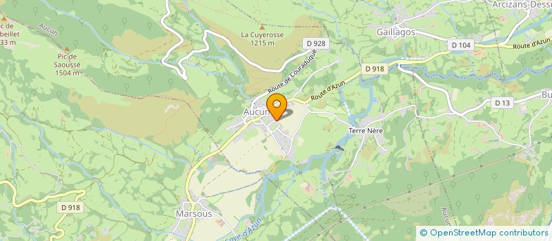 localisation de l'entreprise MONSIEUR REMY DAVEZAC  AUCUN