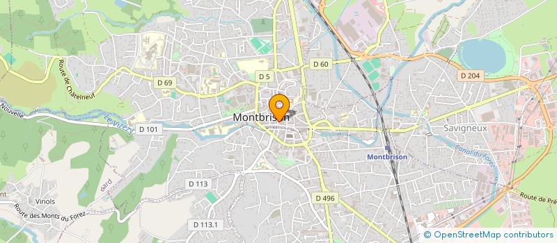 localisation de l'entreprise MONSIEUR REMY DE BOISGELIN  MONTBRISON