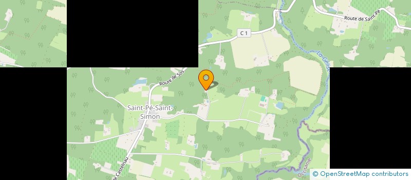 localisation de l'entreprise MONSIEUR REMY DE BORTOLI  SAINTE-MAURE-DE-PEYRIAC