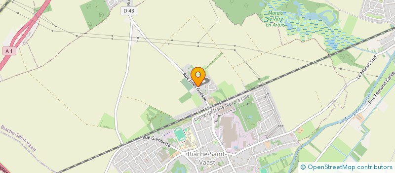 localisation de l'entreprise MONSIEUR REMY DEBAETS  BIACHE-SAINT-VAAST