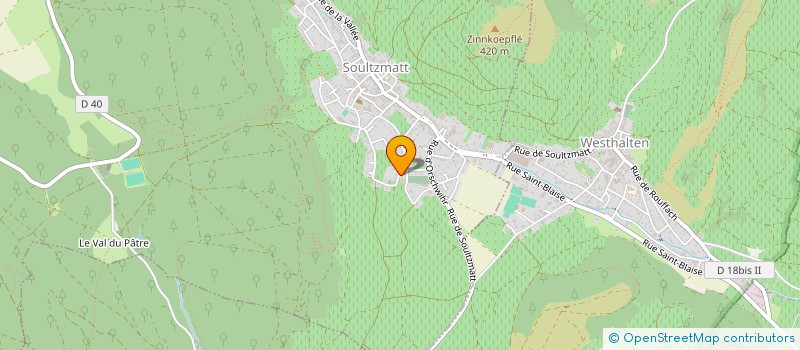 localisation de l'entreprise MONSIEUR REMY DEBENATH  SOULTZMATT