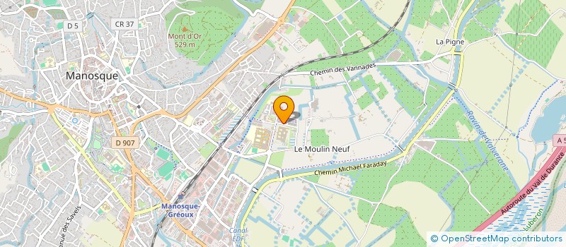 localisation de l'entreprise MONSIEUR REMY DECHELLE à MANOSQUE