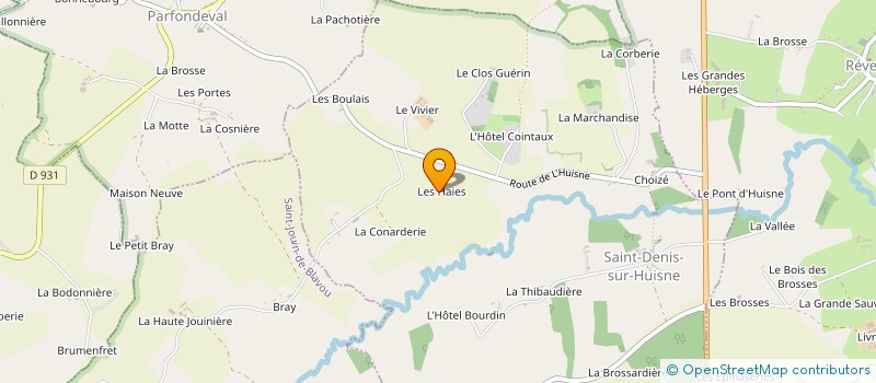 localisation de l'entreprise MONSIEUR REMY DECHERE à SAINT-DENIS-SUR-HUISNE